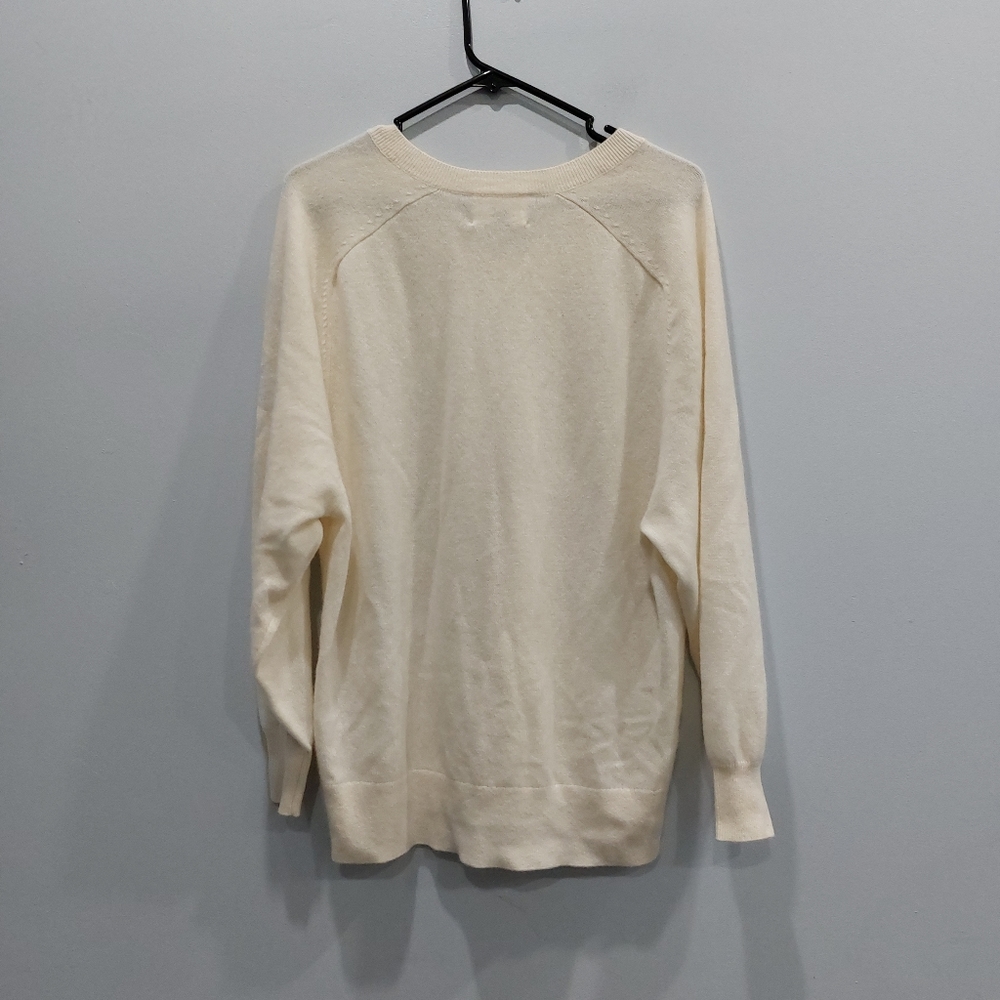Aritzia Wilfred Liteluxe Cashmere Sweater Light Birch - Picture 5 of 8